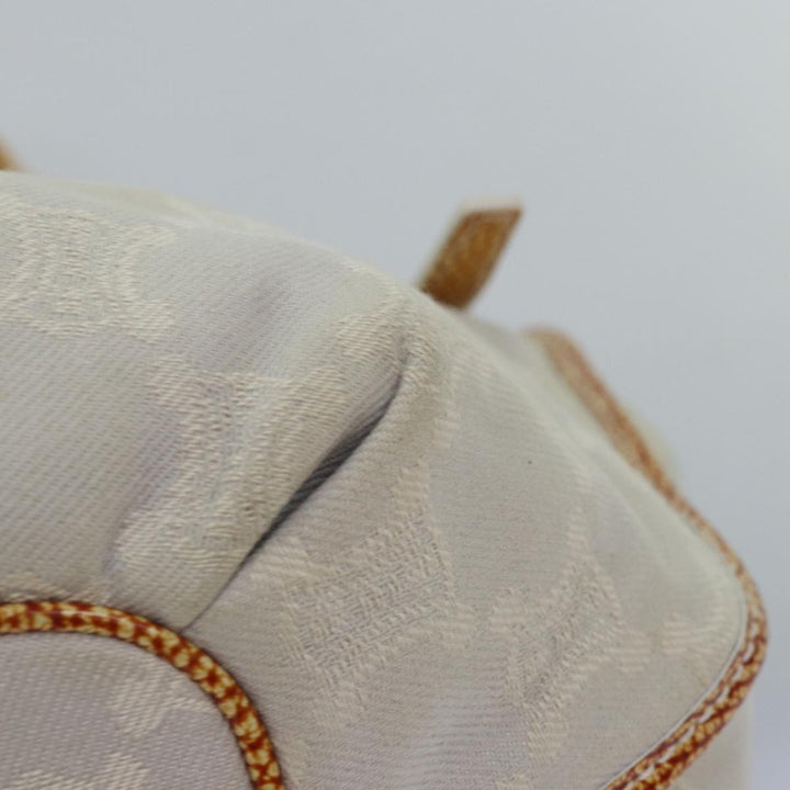 Celine Paris Macadam Canvas Hand Bag Gray Auth bs15279
