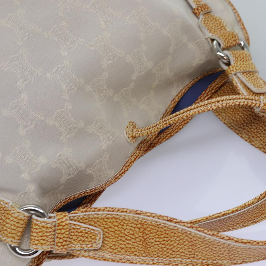 Celine Paris Macadam Canvas Hand Bag Gray Auth bs15279