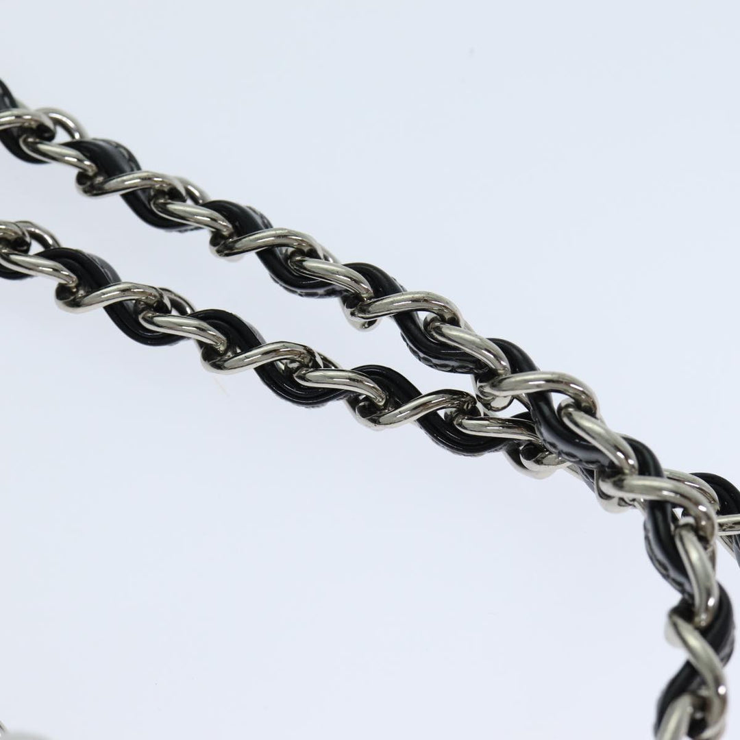 Top Quality Chanel COCO Mark Chain Shoulder Bag Patent leather Black CC Auth bs15342