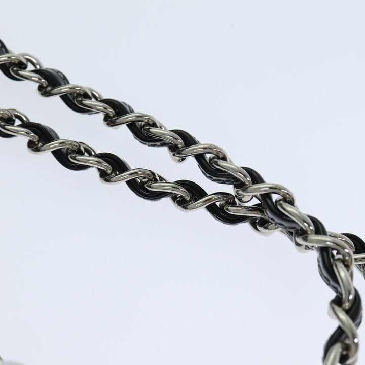 Top Quality Chanel COCO Mark Chain Shoulder Bag Patent leather Black CC Auth bs15342