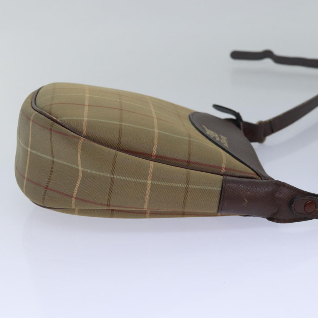 BurberrySs Nova Check Shoulder Bag Canvas Brown Auth bs15361
