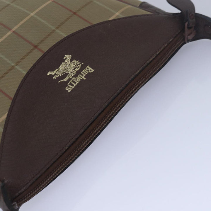 BurberrySs Nova Check Shoulder Bag Canvas Brown Auth bs15361