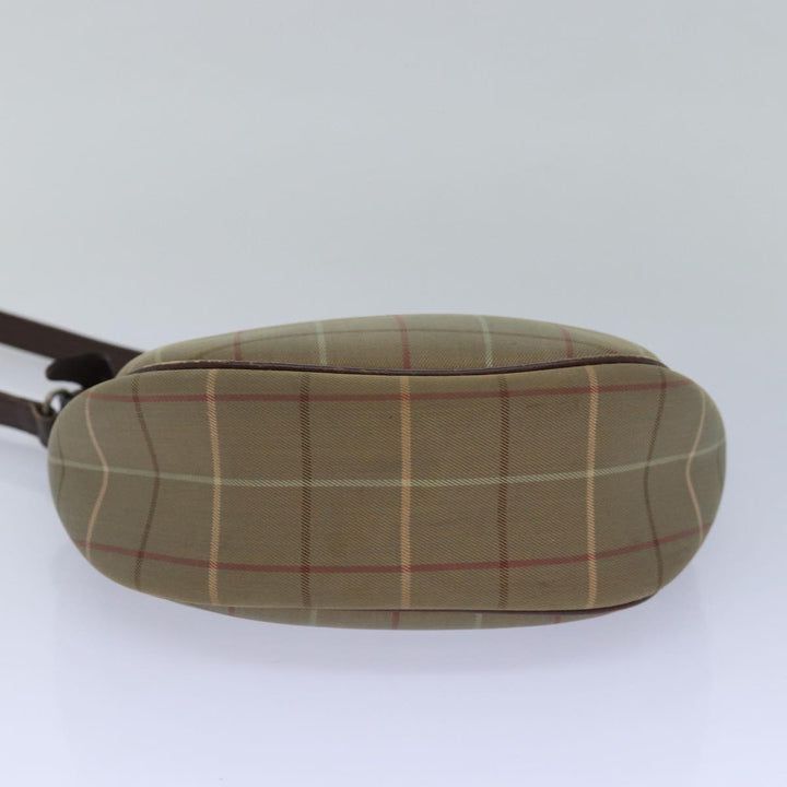 BurberrySs Nova Check Shoulder Bag Canvas Brown Auth bs15361