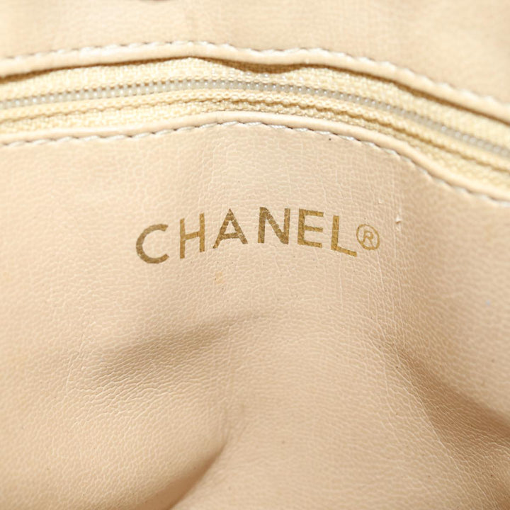 Top Quality Chanel Matelasse Chain Shoulder Bag Leather Beige CC Auth bs15440