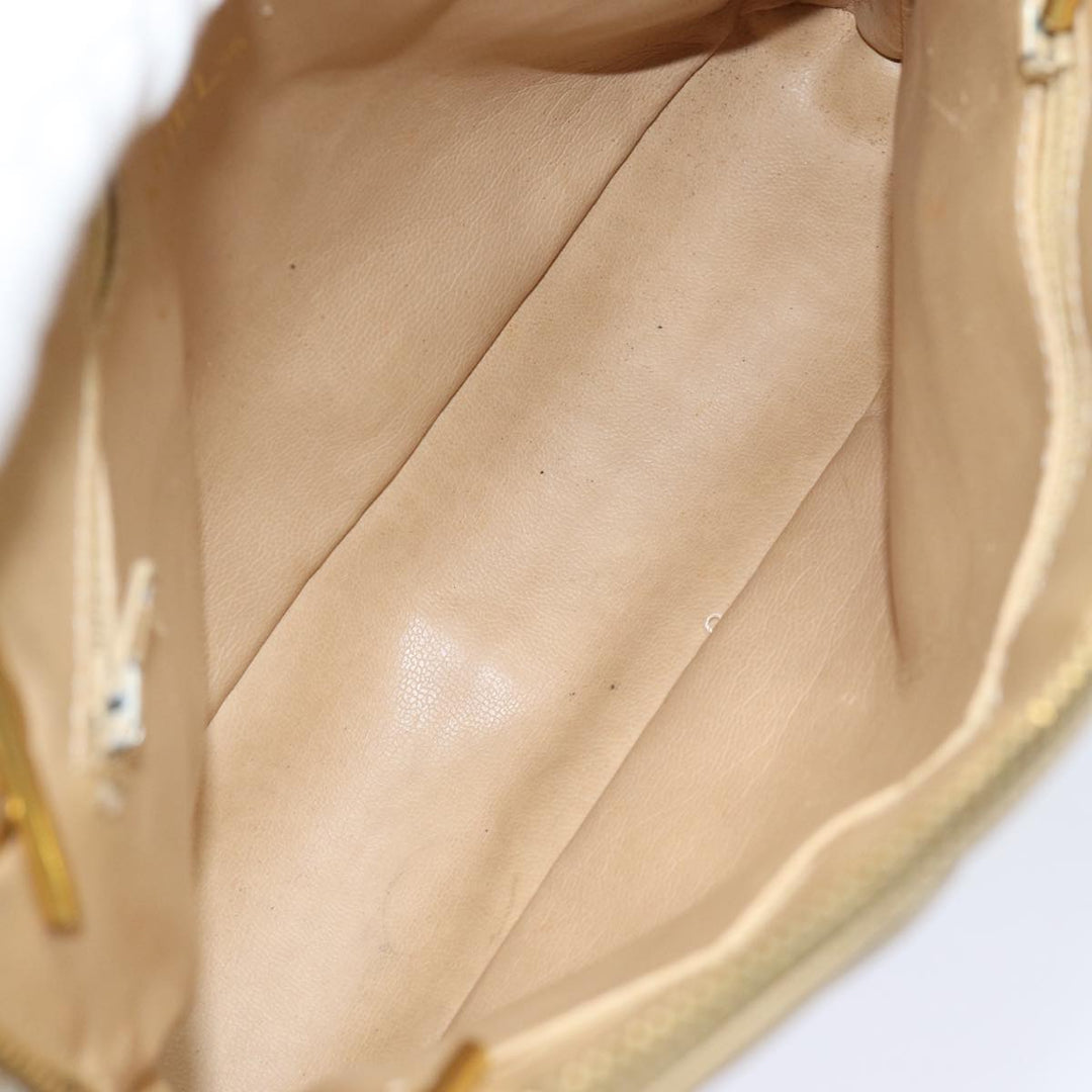 Top Quality Chanel Matelasse Chain Shoulder Bag Leather Beige CC Auth bs15440