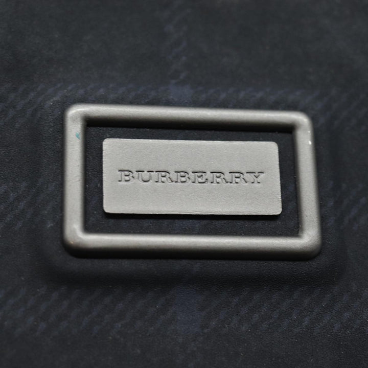 Burberry Nova Check Shoulder Bag PVC Black Auth bs15452