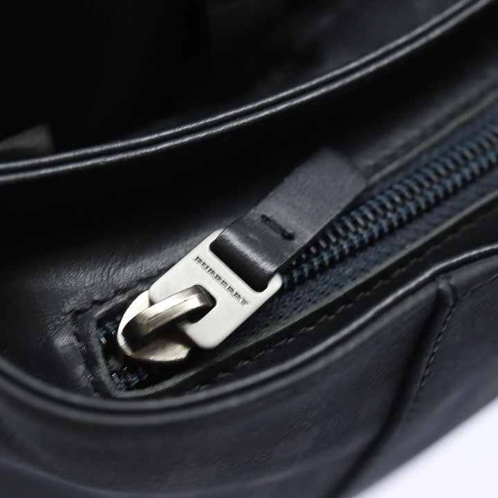 Burberry Nova Check Shoulder Bag PVC Black Auth bs15452