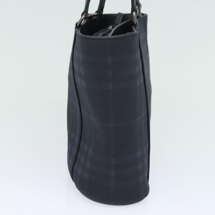 Burberry Nova Check Shoulder Bag PVC Black Auth bs15452