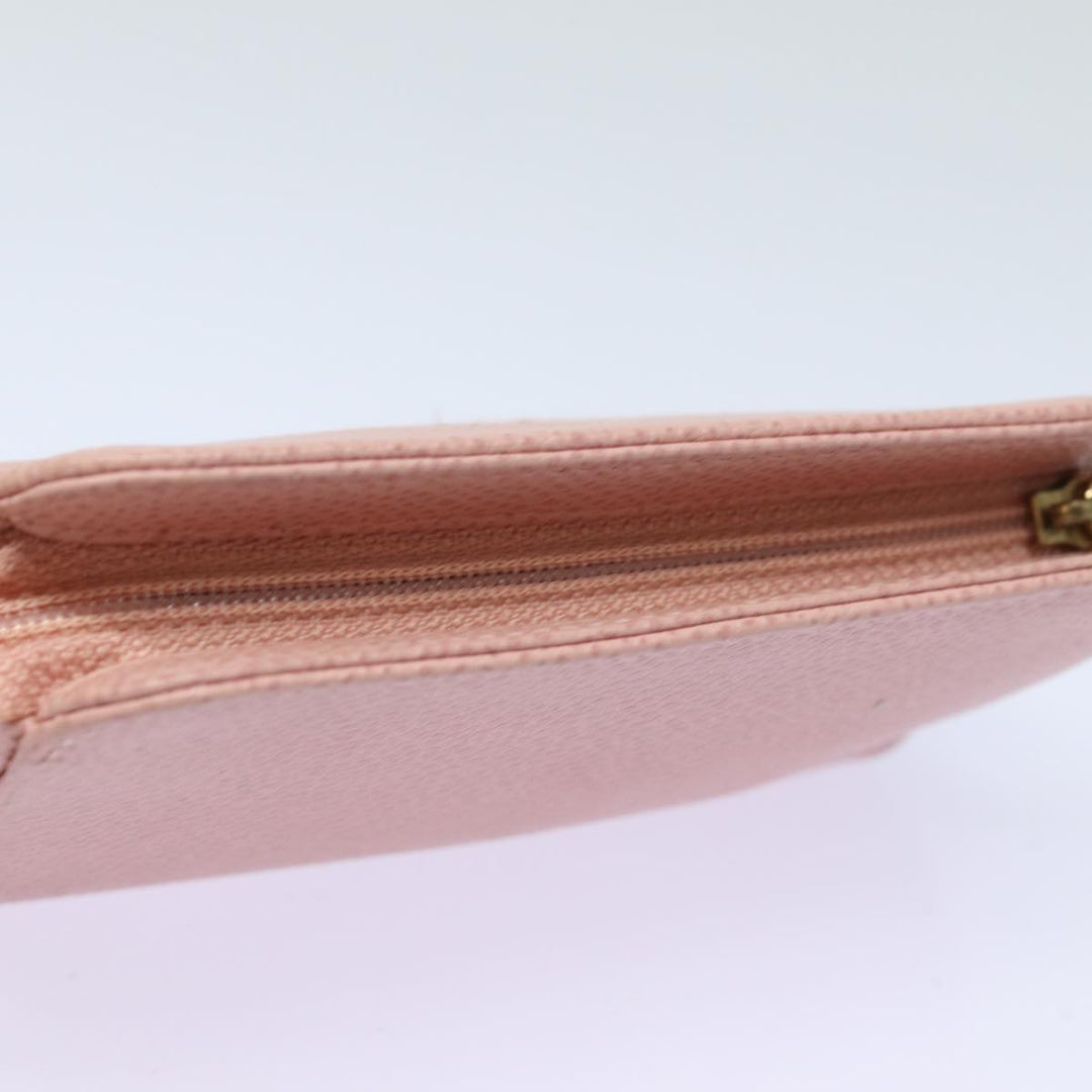 Top Quality Chanel COCO Mark Coin Purse Caviar Skin Pink CC Auth bs15464