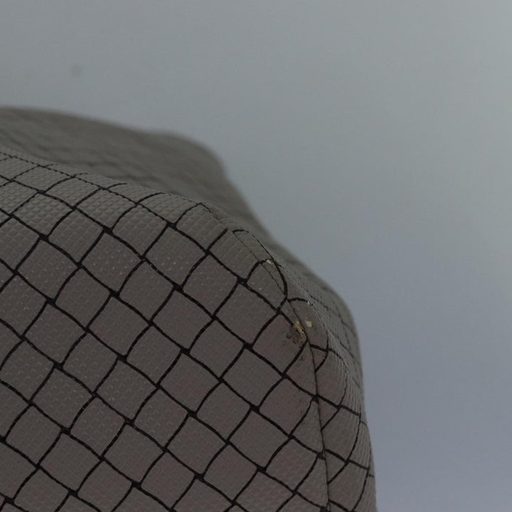 Bottega veneta Hand Bag PVC Leather Gray Auth bs15475