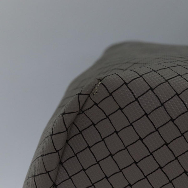 Bottega veneta Hand Bag PVC Leather Gray Auth bs15475