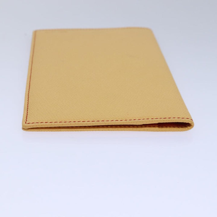 Celine Long Wallet Leather Yellow Auth bs15655