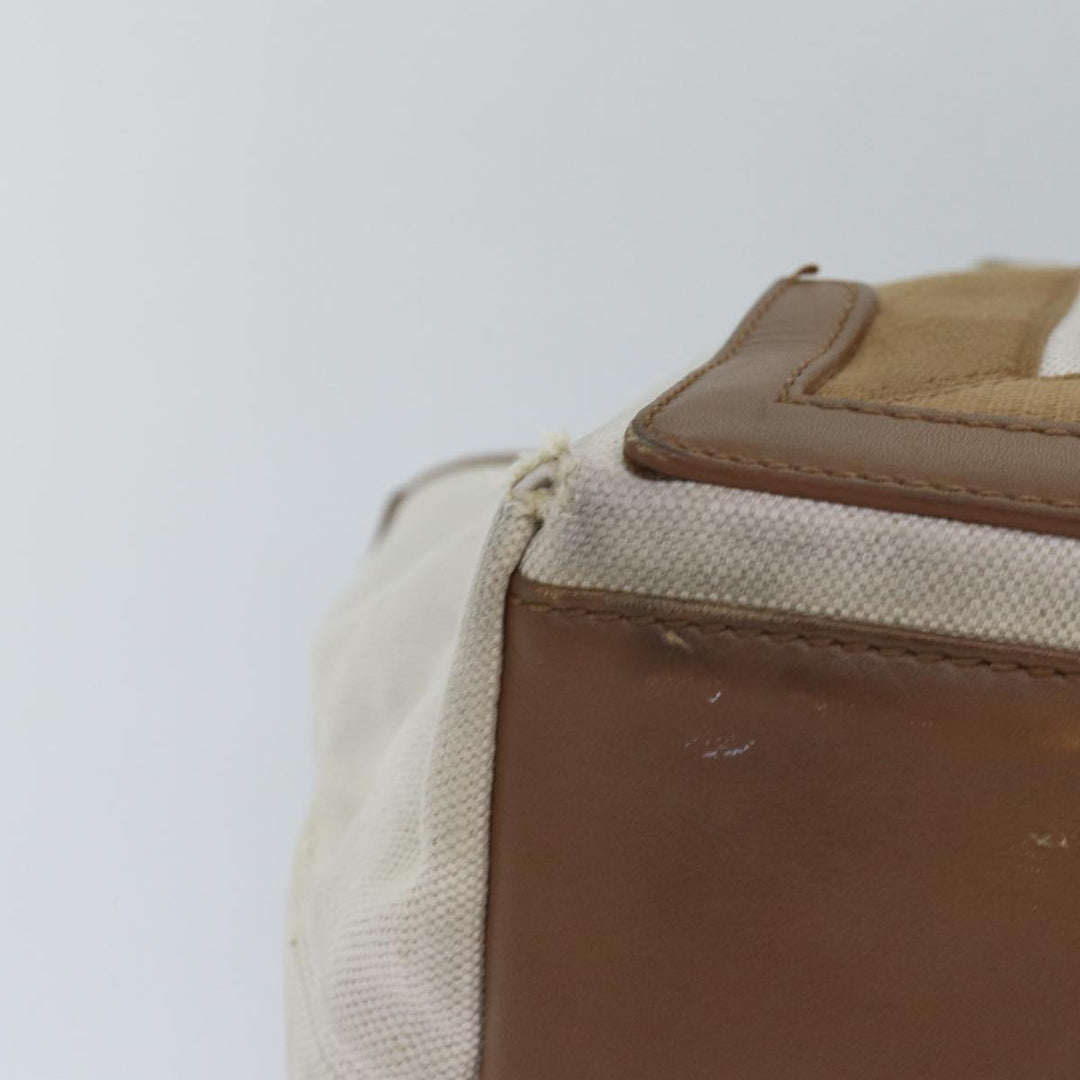 Top Quality Balenciaga Navy kabas S Hand Bag Canvas Beige White 339933 Auth bs15696