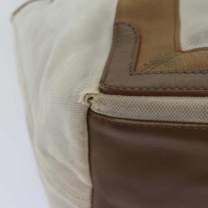 Top Quality Balenciaga Navy kabas S Hand Bag Canvas Beige White 339933 Auth bs15696