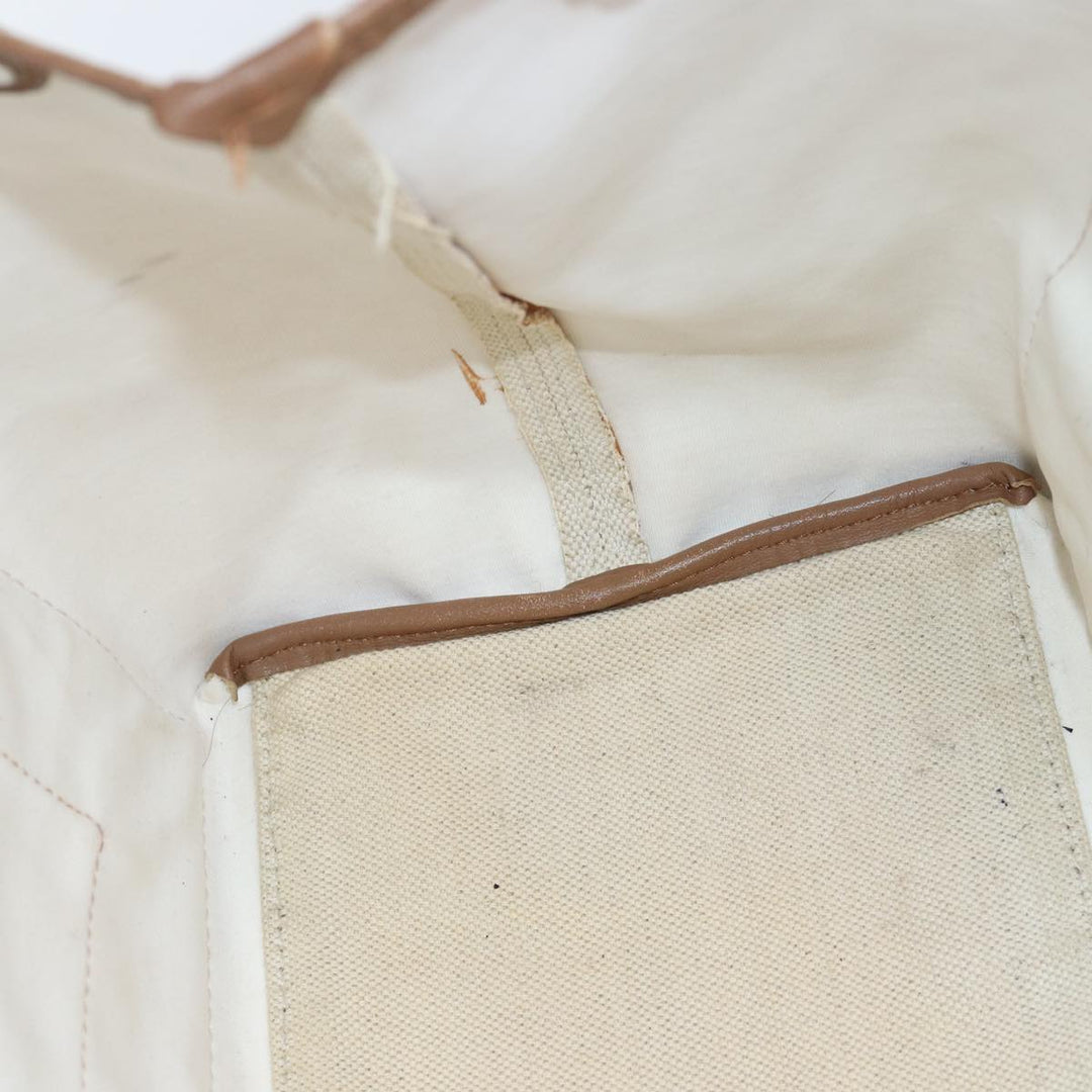 Top Quality Balenciaga Navy kabas S Hand Bag Canvas Beige White 339933 Auth bs15696