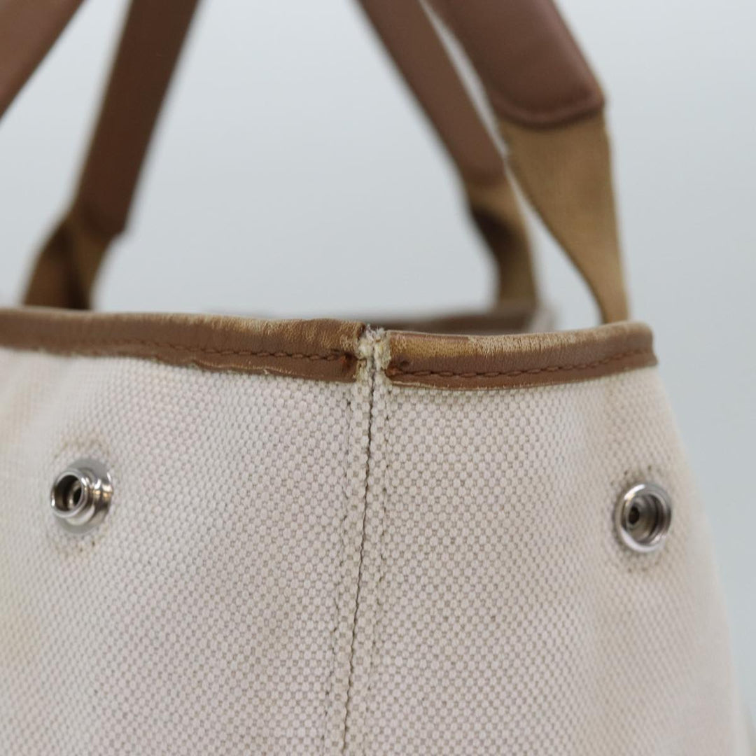 Top Quality Balenciaga Navy kabas S Hand Bag Canvas Beige White 339933 Auth bs15696