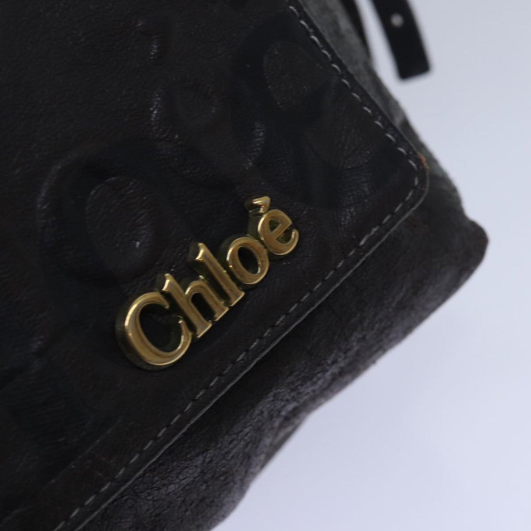 Chloe Shoulder Bag Leather Brown bs15699