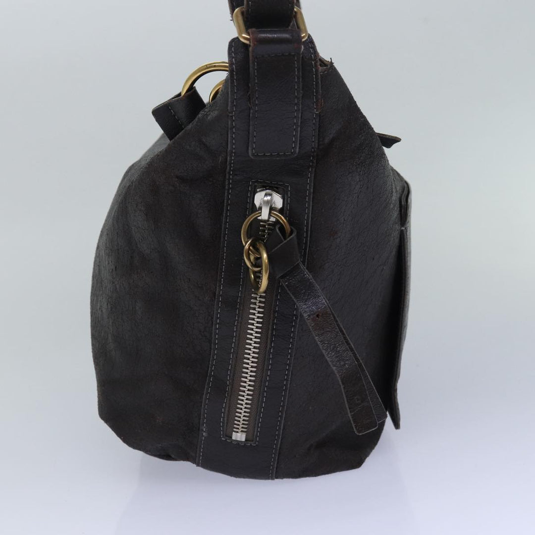 Chloe Shoulder Bag Leather Brown bs15699