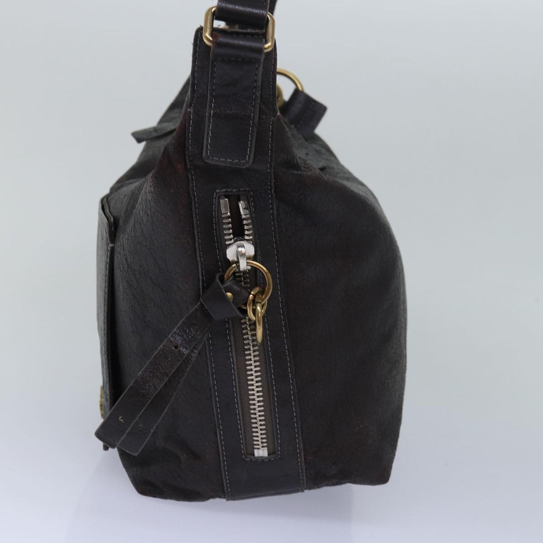 Chloe Shoulder Bag Leather Brown bs15699
