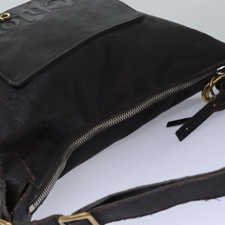 Chloe Shoulder Bag Leather Brown bs15699