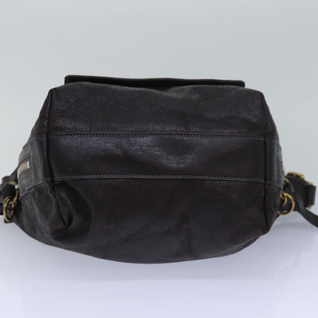 Chloe Shoulder Bag Leather Brown bs15699