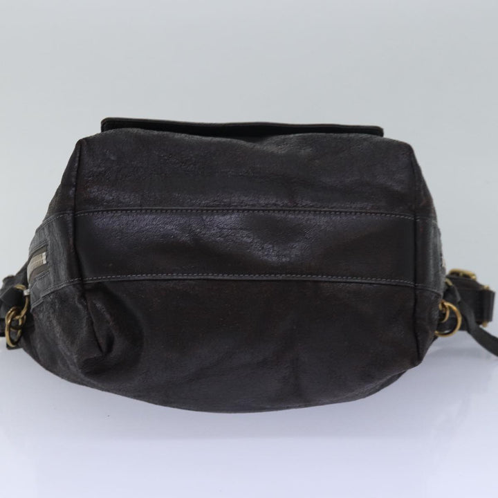 Chloe Shoulder Bag Leather Brown bs15699