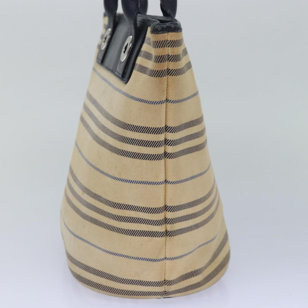 Burberry Nova Check Tote Bag Canvas Beige Auth bs15723