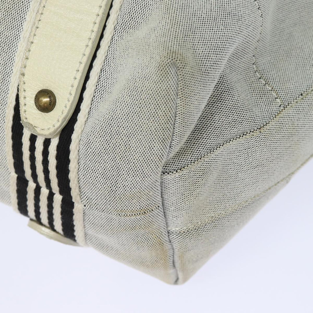 Burberry Blue Label Tote Bag Canvas Beige Auth bs15728
