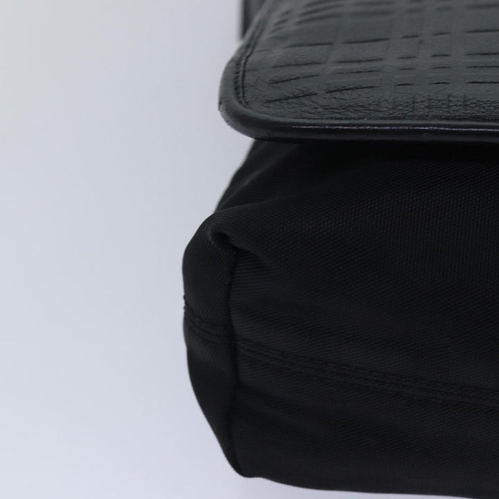 Burberry Shoulder Bag Nylon Black Auth bs15733
