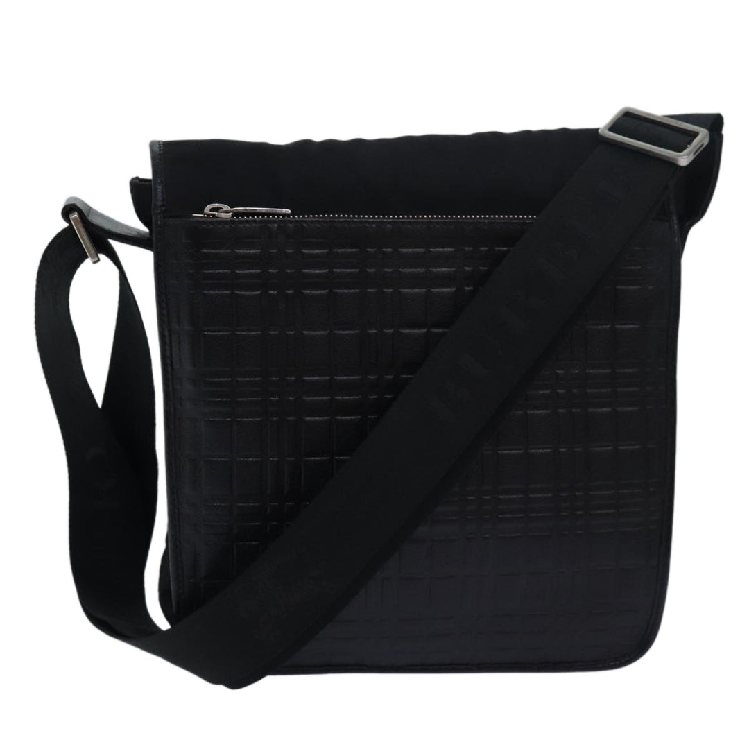 Burberry Shoulder Bag Nylon Black Auth bs15733