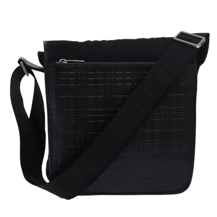 Burberry Shoulder Bag Nylon Black Auth bs15733