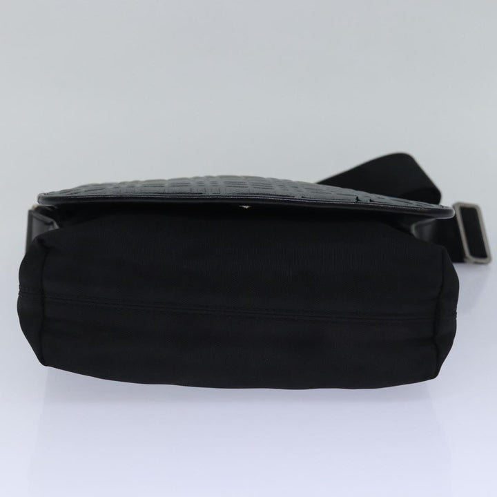 Burberry Shoulder Bag Nylon Black Auth bs15733