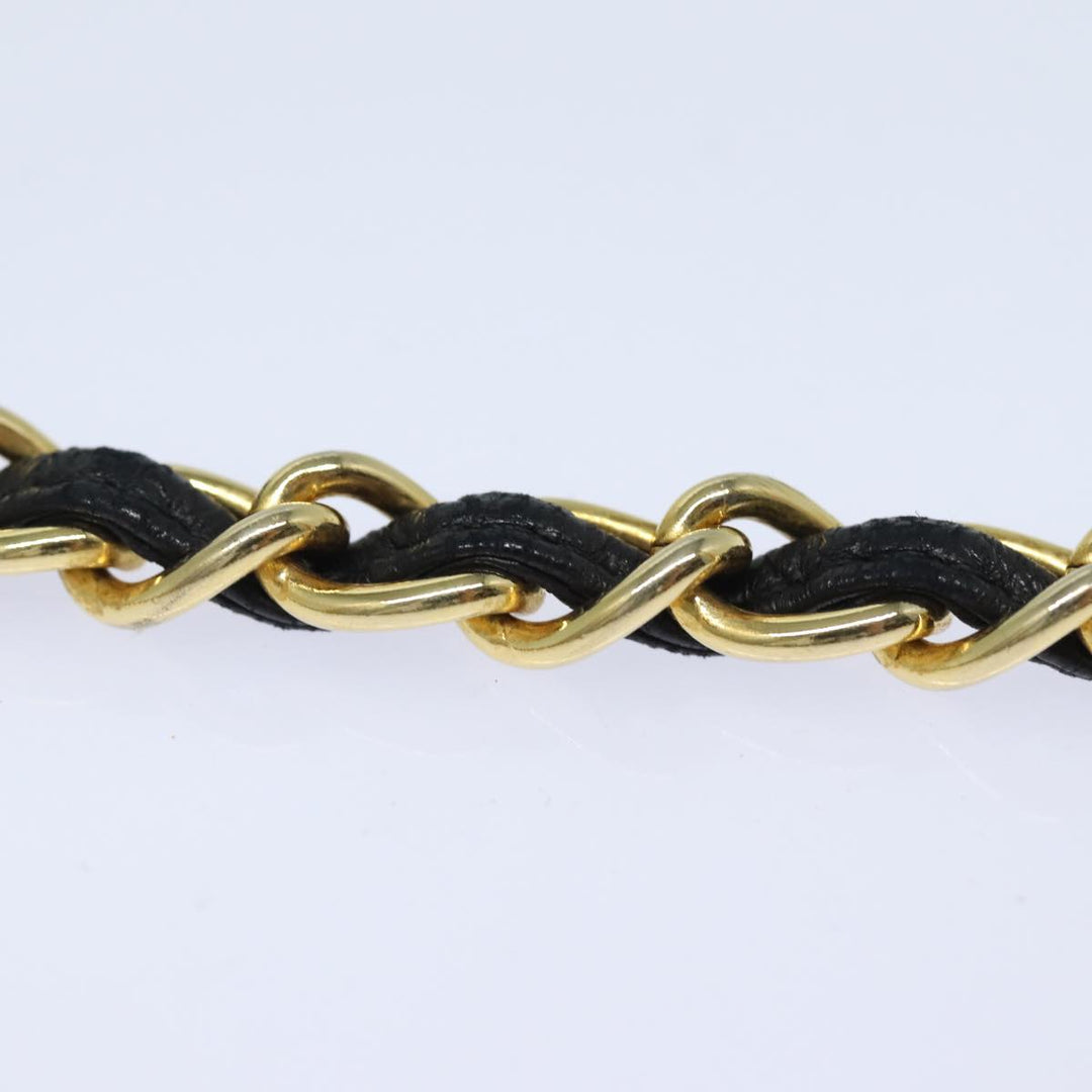 Top Quality Chanel COCO Mark Chain Shoulder Bag Enamel Black CC Auth bs15778