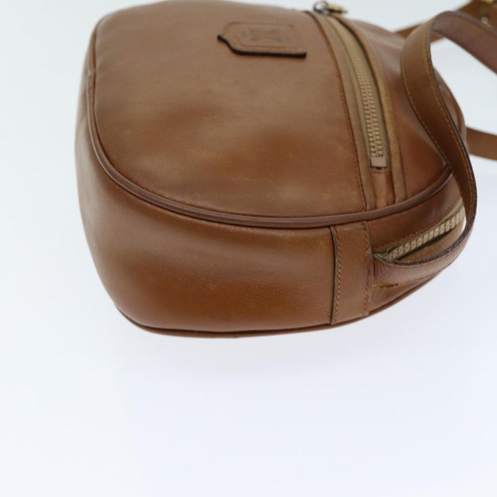 Celine Shoulder Bag Leather Brown Auth bs15792