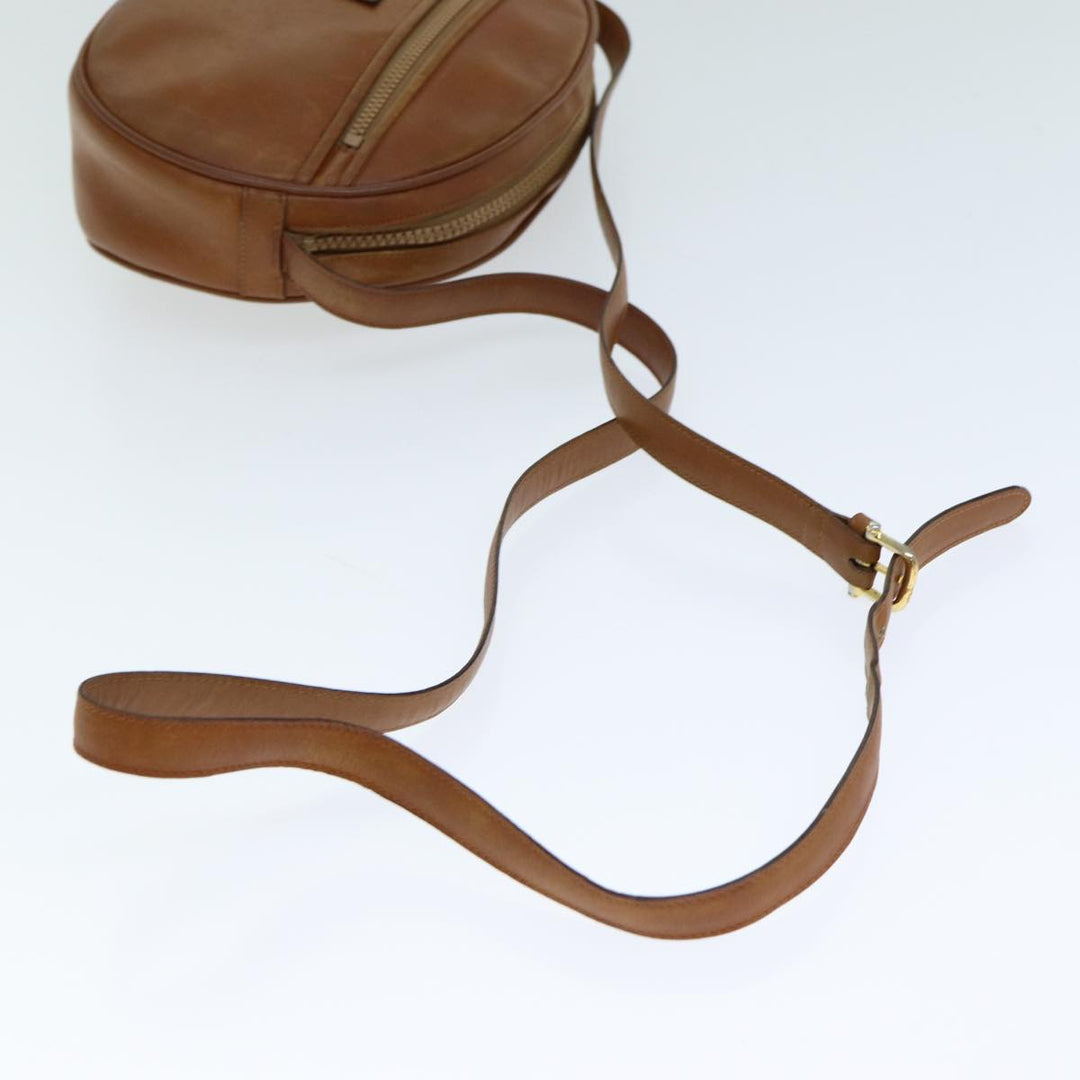 Celine Shoulder Bag Leather Brown Auth bs15792