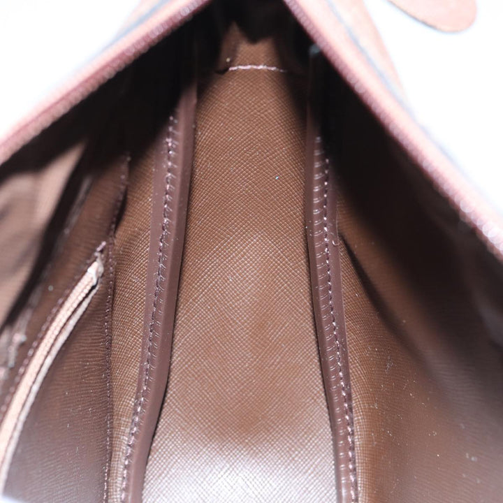 BurberrySs Nova Check Shoulder Bag Canvas Beige Brown Auth bs15807