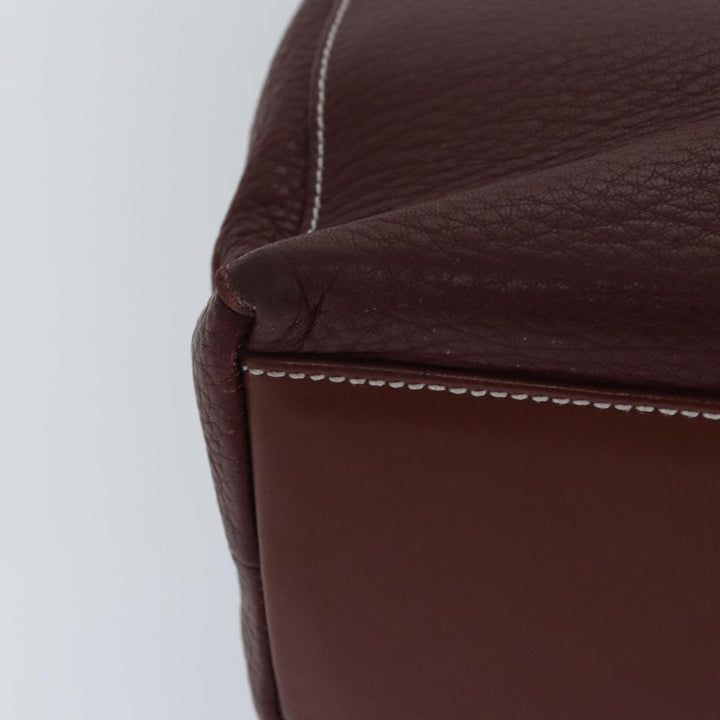 BurberrySs Tote Bag Leather Brown Auth bs16014