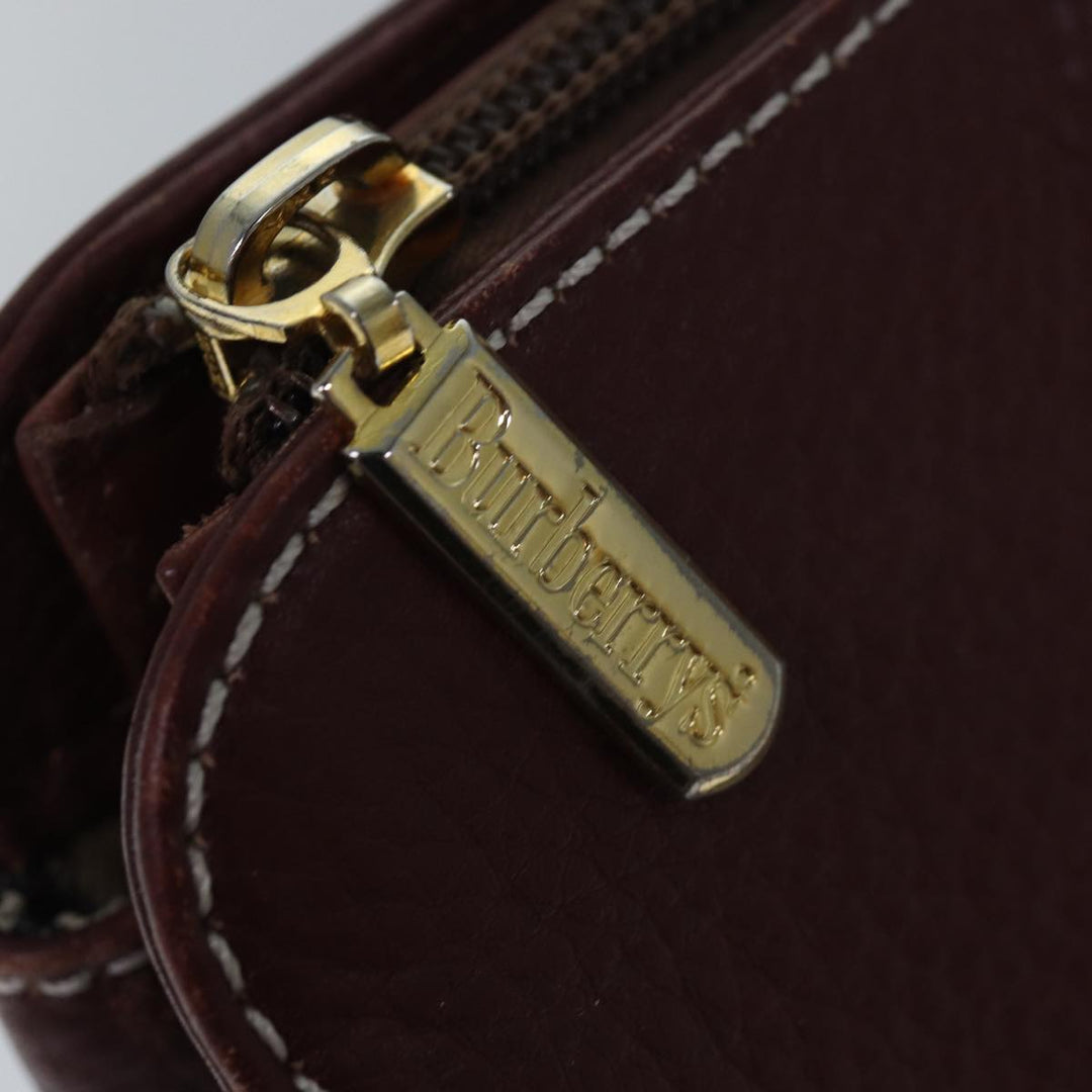 BurberrySs Tote Bag Leather Brown Auth bs16014