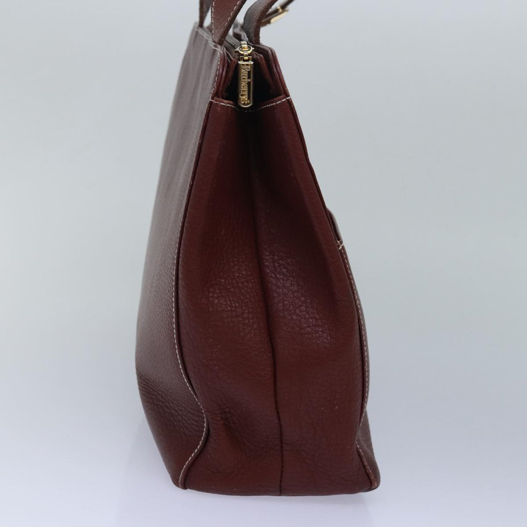 BurberrySs Tote Bag Leather Brown Auth bs16014