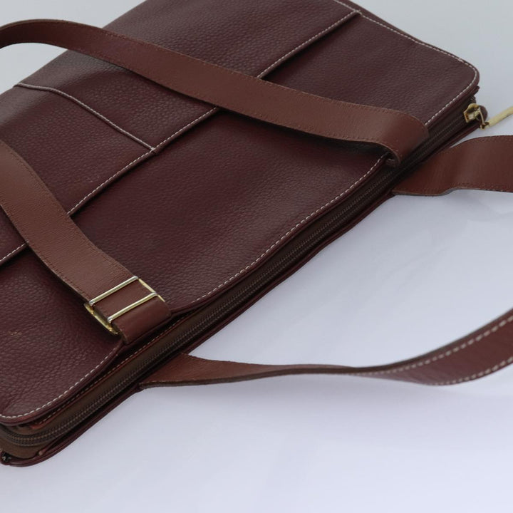 BurberrySs Tote Bag Leather Brown Auth bs16014