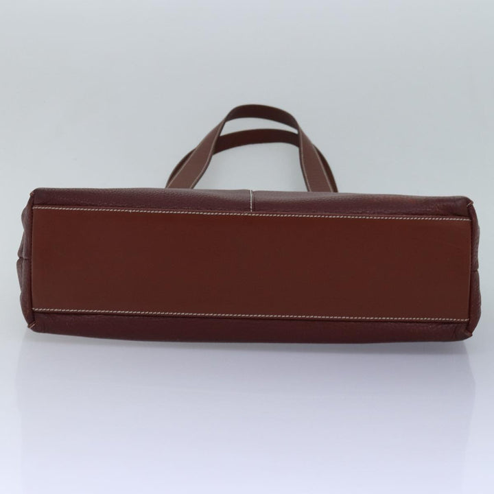 BurberrySs Tote Bag Leather Brown Auth bs16014