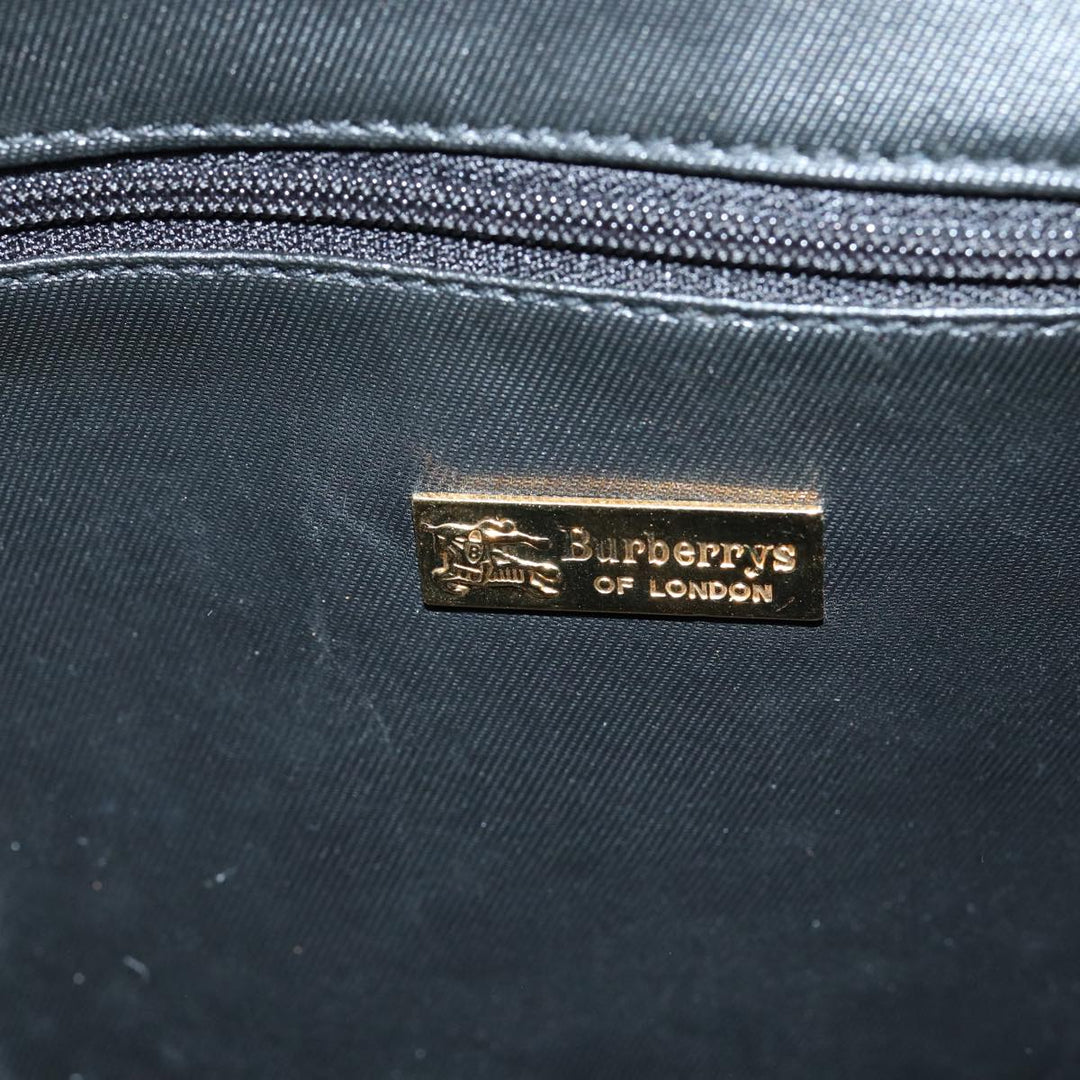Top Quality BurberrySs Nova Check Tote Bag Canvas Leather Black Auth bs16019