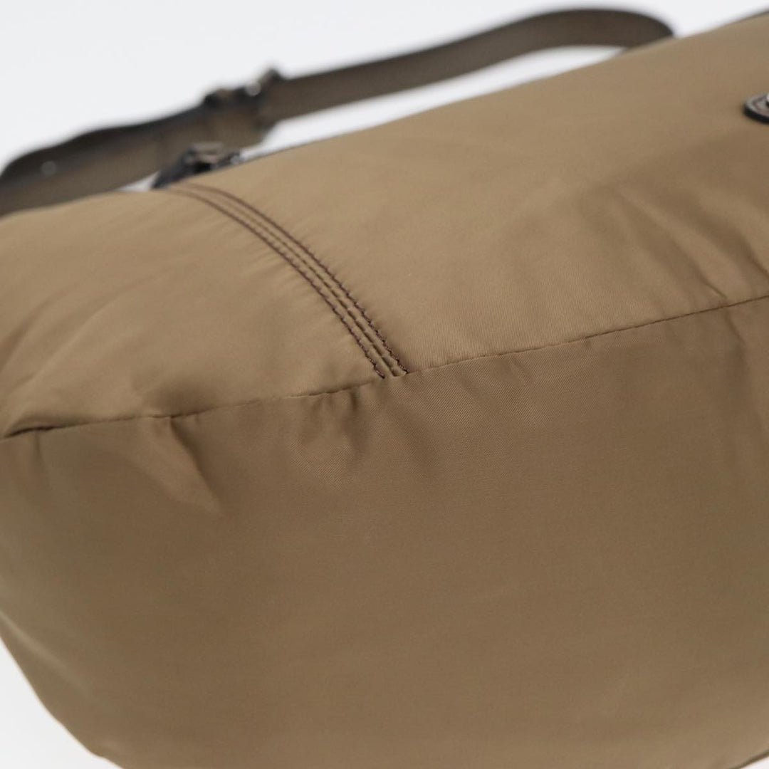 Burberry Shoulder Bag Nylon Beige Auth bs16058