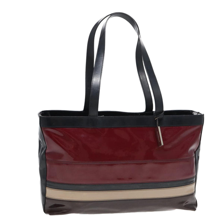 Burberry Tote Bag Enamel Red Auth bs16116