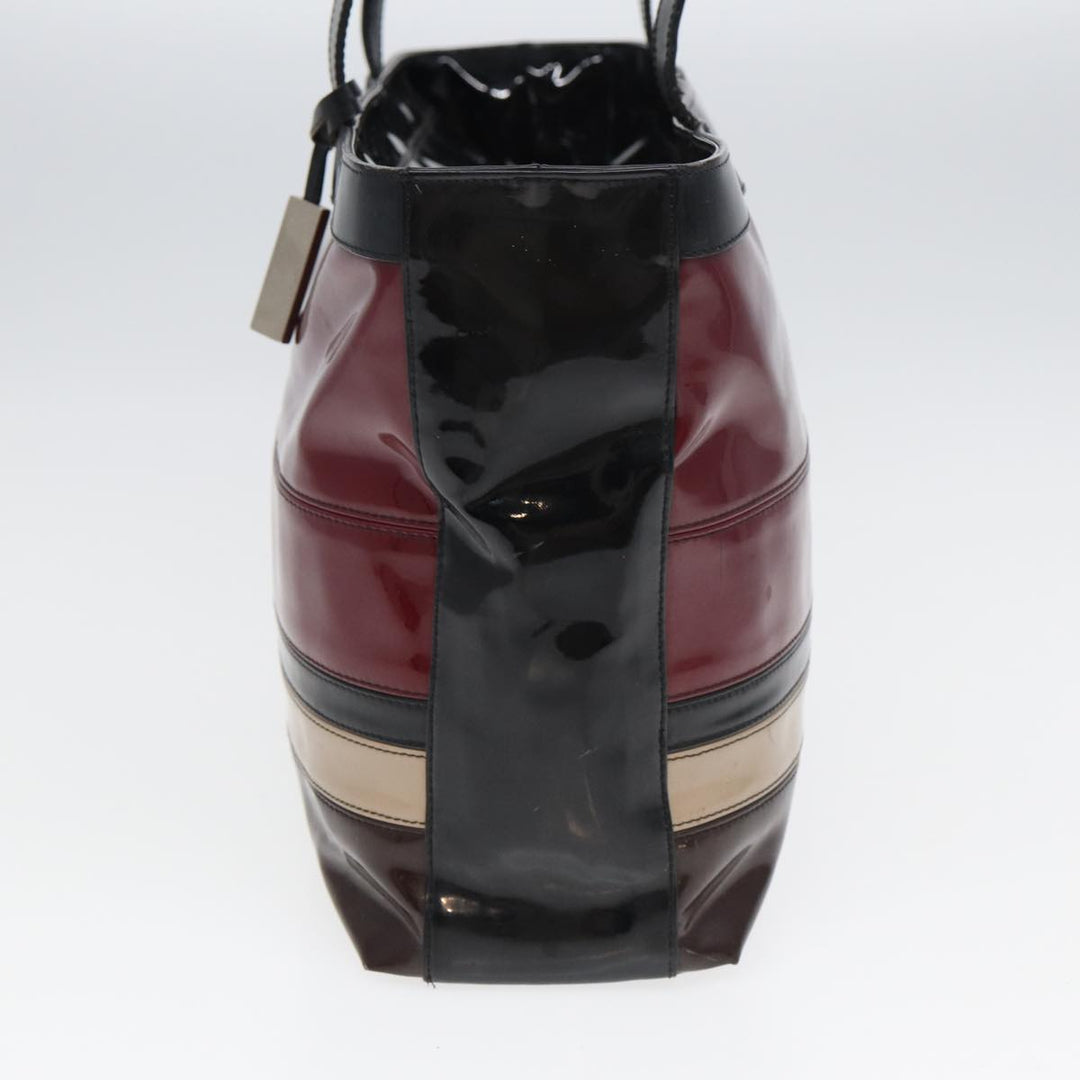 Burberry Tote Bag Enamel Red Auth bs16116