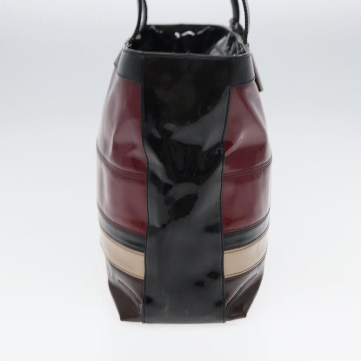 Burberry Tote Bag Enamel Red Auth bs16116