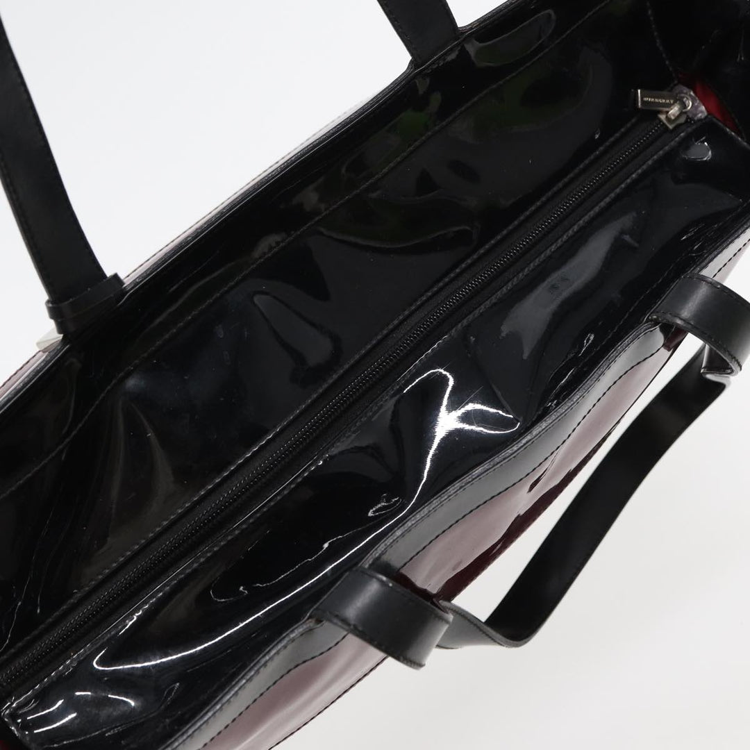 Burberry Tote Bag Enamel Red Auth bs16116