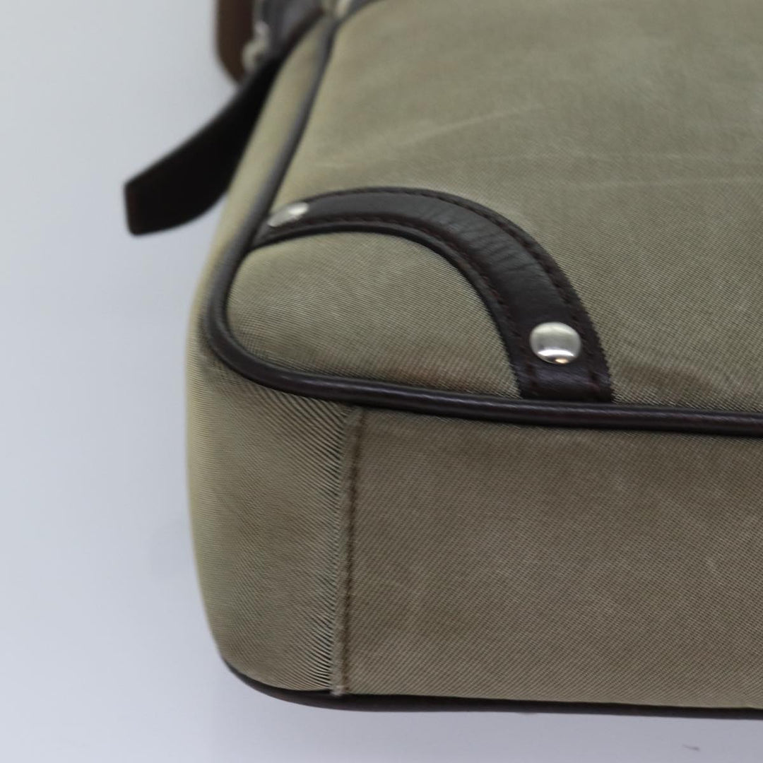 Burberry Nova Check Shoulder Bag Canvas Beige Auth bs16156