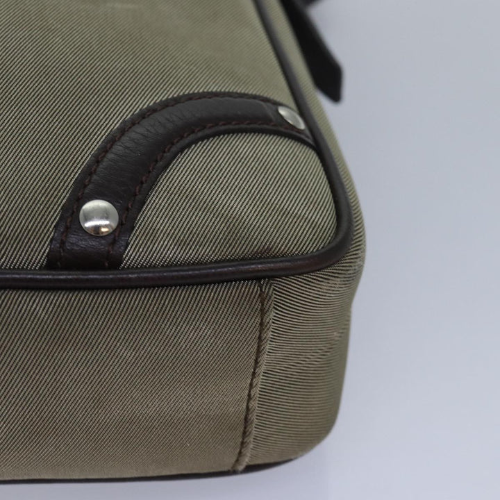 Burberry Nova Check Shoulder Bag Canvas Beige Auth bs16156