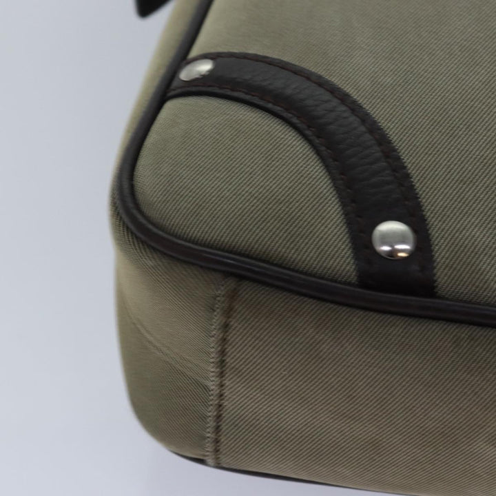 Burberry Nova Check Shoulder Bag Canvas Beige Auth bs16156